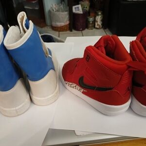 Kids Red and Blue Sneakers